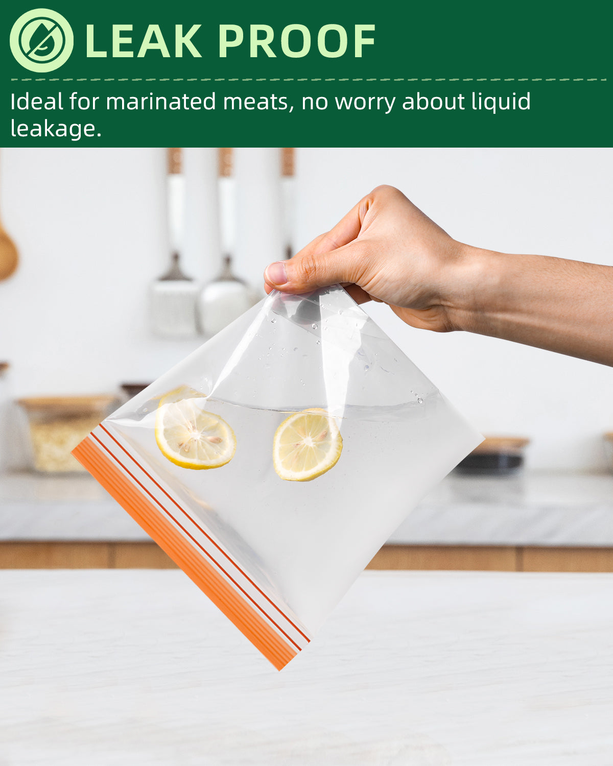 Reusable Storage Leak Proof Freezer Bags Silicone Bags For Food